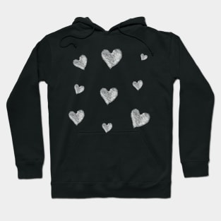 silver hearts pack Hoodie